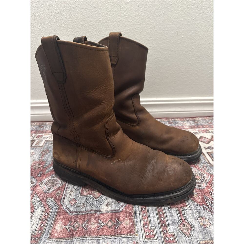 Wolverine Brown Leather Work Boots